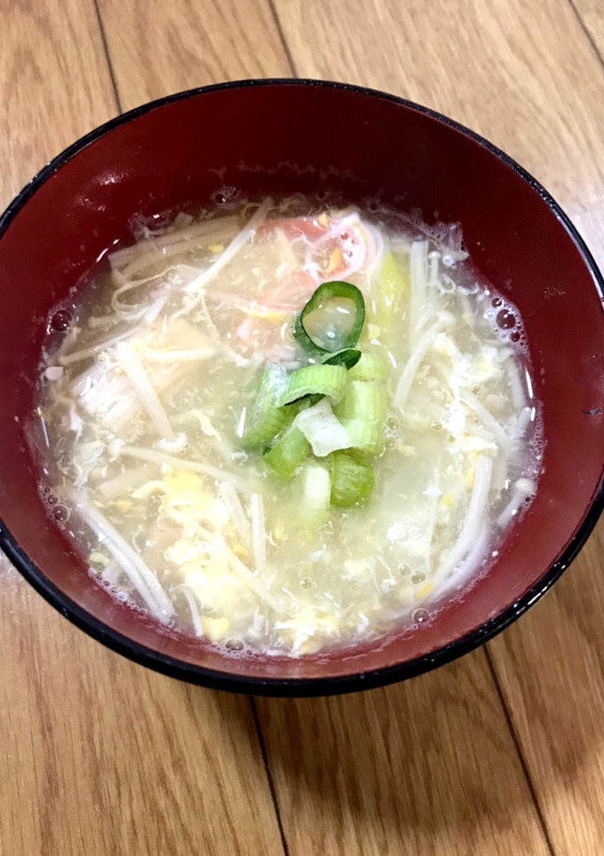 えのきとねぎの卵スープ♪-レシピのメイン写真