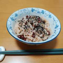 A picture of お祝いに☆炊飯器で簡単お赤飯.