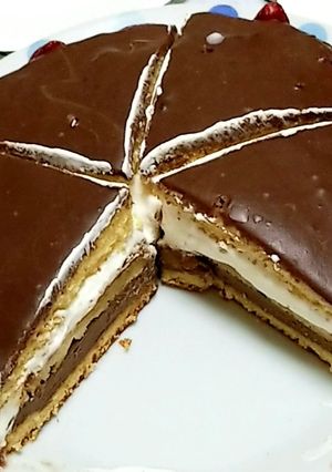 ♡マリ-ムクリ-ム生チョコケーキ♡-レシピのメイン写真