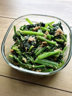 ほうれん草のツナ胡麻和え-レシピのメイン写真