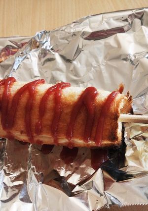 食パンで！なんちゃってチーズドッグ♡-レシピのメイン写真
