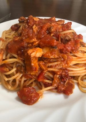 ＊トマトと鯖のパスタ＊-レシピのメイン写真