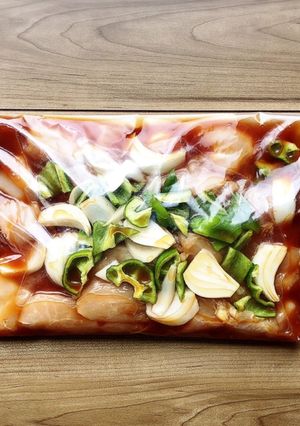 鶏の甘酢ケチャップ煮(下味冷凍)-レシピのメイン写真