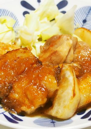もも肉とかぶのおろし照り焼き♪-レシピのメイン写真