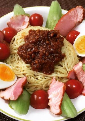 ジャージャー麺彩り風!(^^)!-レシピのメイン写真