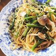 KALDIきのこのブイヨンで和風パスタ