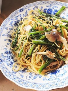 KALDIきのこのブイヨンで和風パスタ-レシピのメイン写真