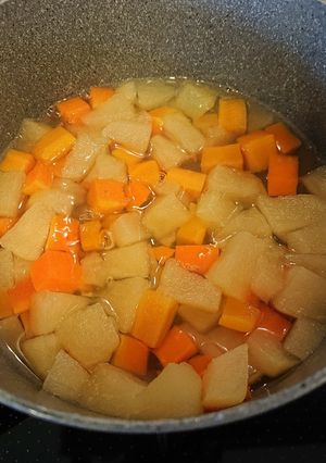 離乳食後期〜りんごとにんじん♪-レシピのメイン写真