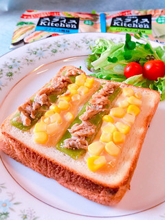 朝ごはんに!やみつき!彩りマヨトースト-レシピのメイン写真