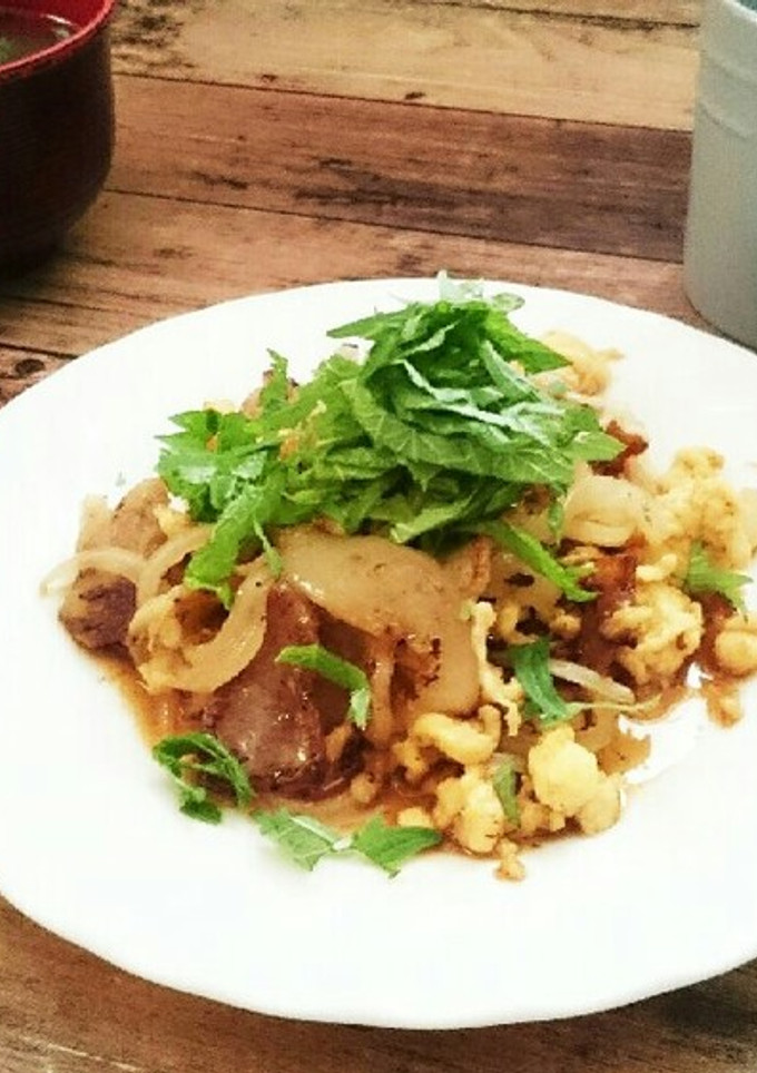 【覚書】(自分用)玉ねぎと豚バラ炒め物-レシピのメイン写真