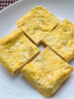 クルッとさかさま●玉子焼き/オムトースト-レシピのメイン写真