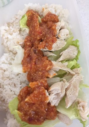 雑穀入り炊飯器の棒棒鶏-レシピのメイン写真