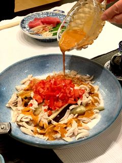 簡単^_^ささみとなすのゴマだれサラダ-レシピのメイン写真