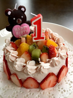 1歳 誕生日 バースデーケーキ-レシピのメイン写真