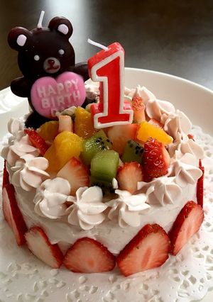 1歳 誕生日 バースデーケーキ-レシピのメイン写真
