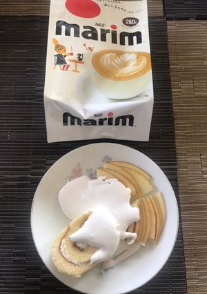 ロールケーキとフルーツの満足おやつ-レシピのメイン写真