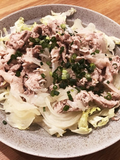 豚肉と玉ねぎの温しゃぶ!-レシピのメイン写真