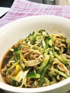 切干大根ときゅうりのピリ辛酢の物-レシピのメイン写真