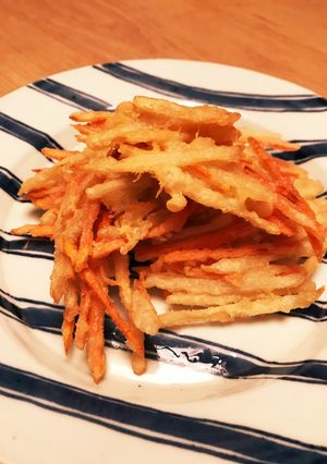 ヤーコンとにんじんのかき揚げ-レシピのメイン写真