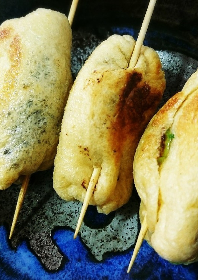 旨っ♥油揚げのねぎみそロール-レシピのメイン写真
