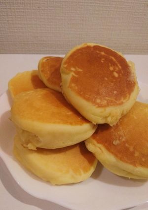 ふくふくしたホットケーキ-レシピのメイン写真