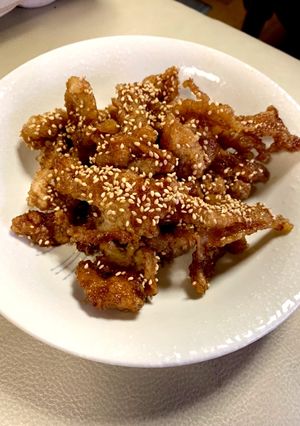 すき焼きのタレで簡単★鶏皮の甘辛-レシピのメイン写真
