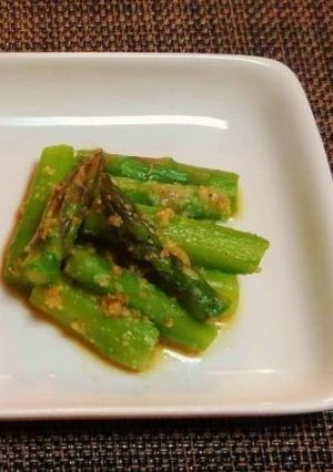 アスパラガスの胡麻和え♪～♪-レシピのメイン写真