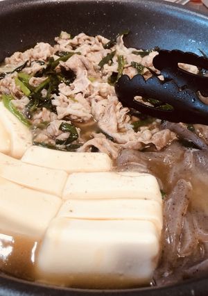 漢の 万能ネギ 肉豆腐-レシピのメイン写真