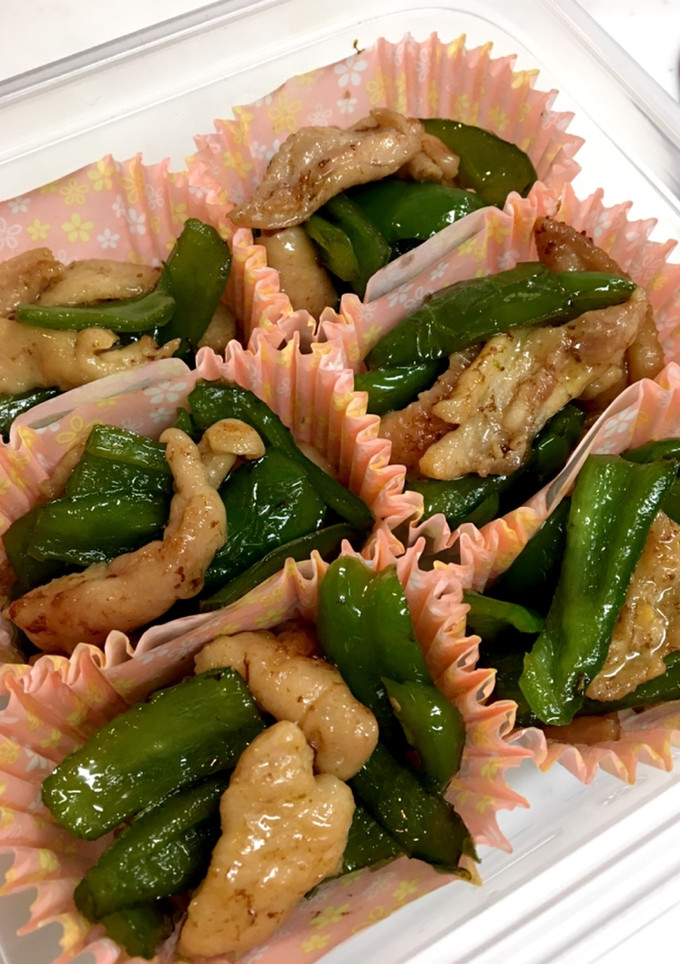 鶏皮とピーマンのめんつゆ炒め-レシピのメイン写真