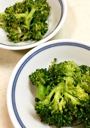 レンジで時短、ブロッコリーの胡麻和え-レシピのメイン写真