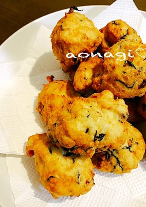 豆腐とひじきの落とし揚げ-レシピのメイン写真