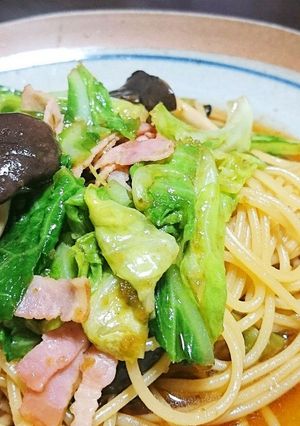 春キャベツのゆず胡椒パスタ-レシピのメイン写真
