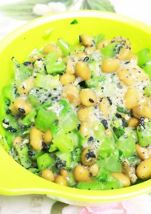 大根の葉と納豆の胡麻あえ-レシピのメイン写真