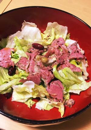 ひよこ豆のパストラミサラダ-レシピのメイン写真