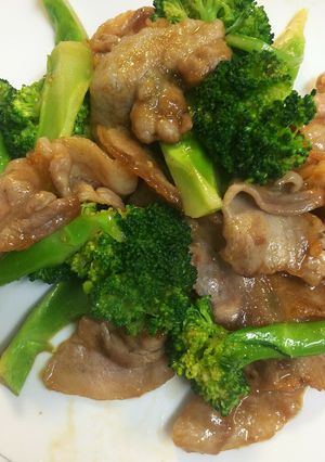 ブロッコリーと豚肉の旨オイスター-レシピのメイン写真