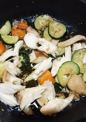 【簡単】野菜中心のアヒージョ-レシピのメイン写真