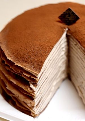 春よ恋でモチモチチョコミルクレープ-レシピのメイン写真