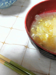 野菜たっぷり★めんつゆ卵スープ-レシピのメイン写真