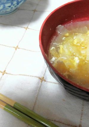 野菜たっぷり★めんつゆ卵スープ-レシピのメイン写真