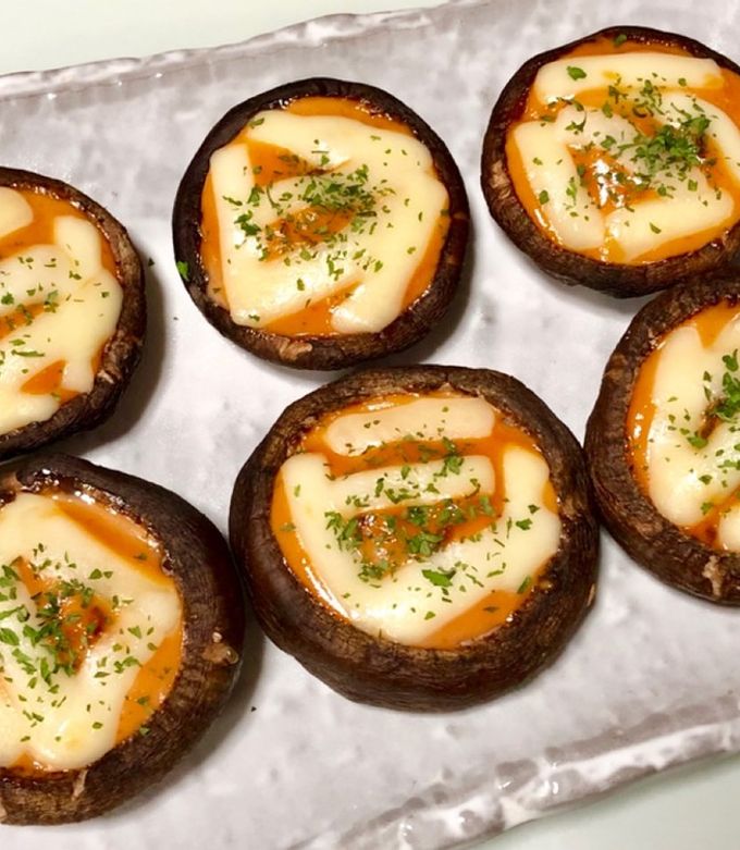 椎茸のチーズケチャップマヨネーズ焼き-レシピのメイン写真