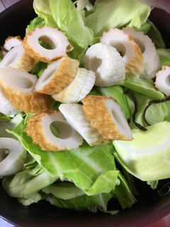 キャベツとちくわと塩昆布-レシピのメイン写真
