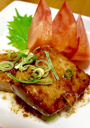 まぐろのバターポン酢焼き-レシピのメイン写真