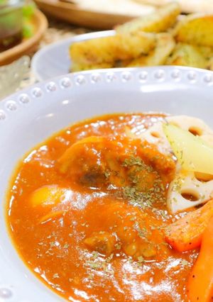 鳥軟骨と野菜のカレー-レシピのメイン写真