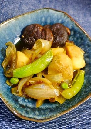 簡単！じゃがいも椎茸の出汁煮-レシピのメイン写真