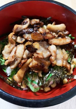 我が家の豚スタミナ丼-レシピのメイン写真