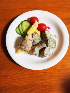 豚肉のシソ、キャベツの芯巻き-レシピのメイン写真