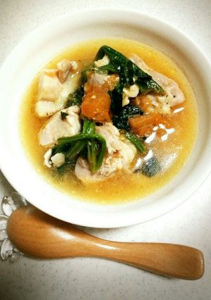 ∞鶏ももとトマトのスープ∞-レシピのメイン写真