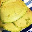 ほうれん草とバナナのホットケーキ