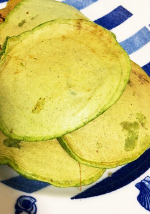 ほうれん草とバナナのホットケーキ-レシピのメイン写真