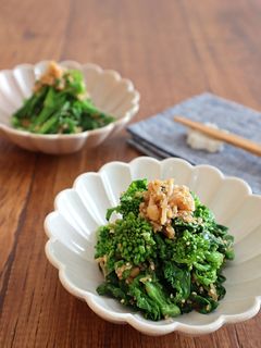 レンジで簡単☆菜の花のなめたけ胡麻和え-レシピのメイン写真